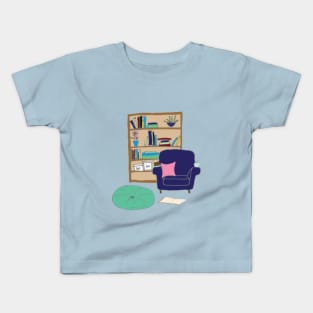 Cozy Up With A Good Book Kids T-Shirt